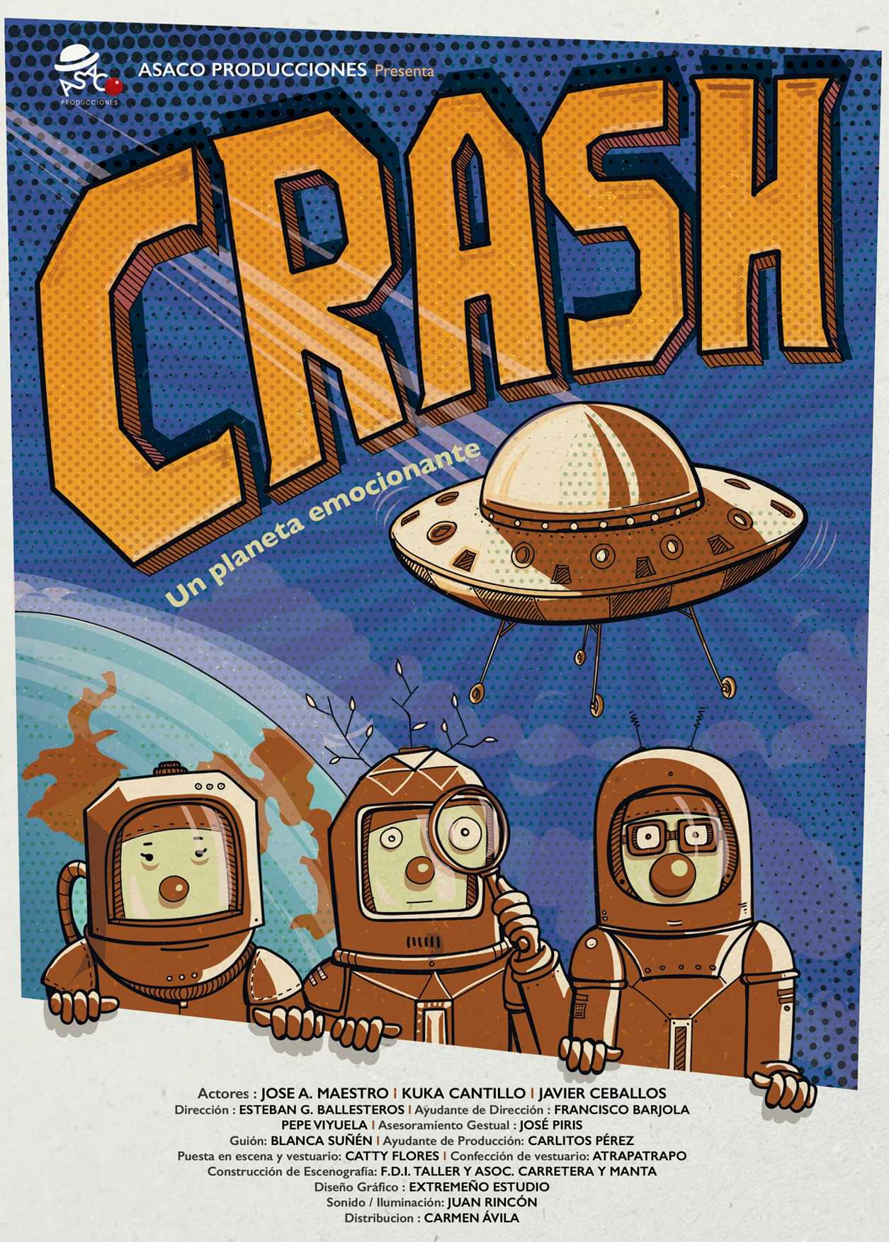 Crash, Un Planeta Emocionante Teatro Carolina Coronado