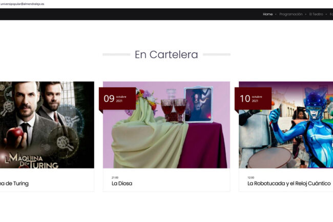 Nueva WEB Teatro Carolina Coronado